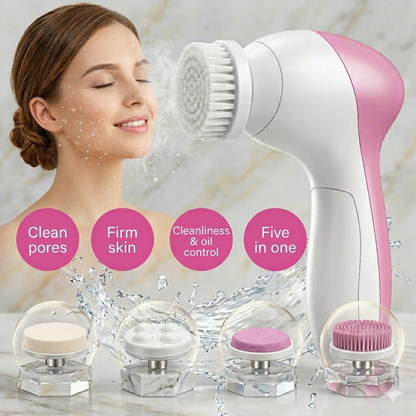 The AquaGlow Facial Brush