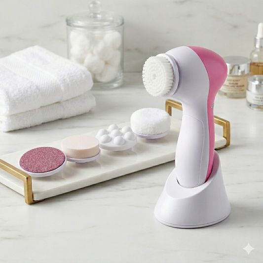 The AquaGlow Facial Brush