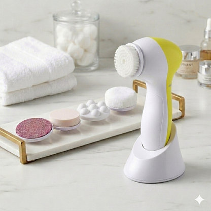 The AquaGlow Facial Brush